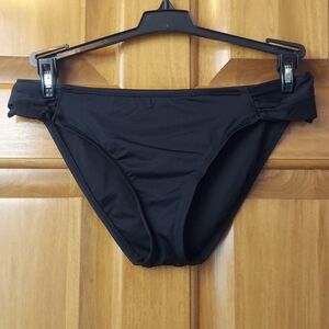 *🆕 Mossimo Supply Co. Black Sleek Stylish Bikini Bottoms, Swimwear Size XL, NEW